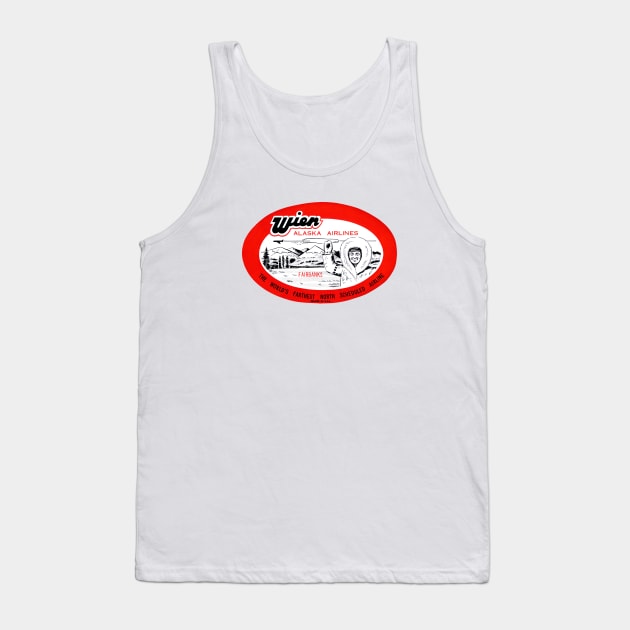 1950s Wien Alaska Airlines Tank Top by historicimage